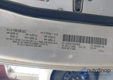 2016 Dodge Charger Police из США, поврежденный, VIN 2C3CDXKT7GH319536